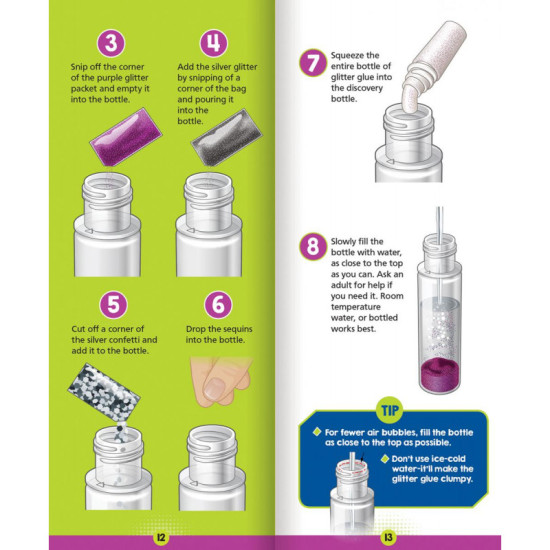 زجاجات الاكتشاف الخاصة بك