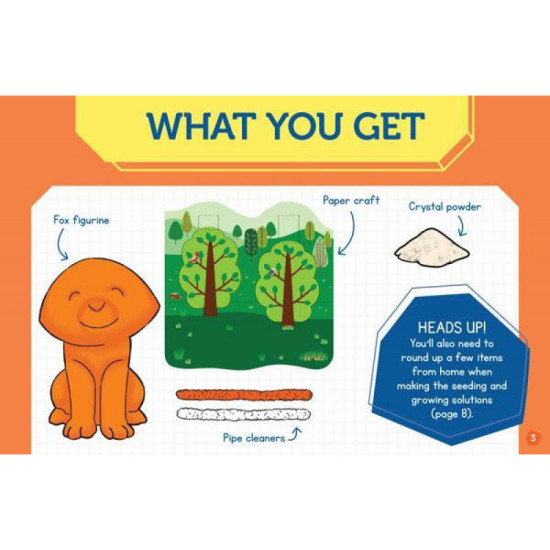 Grow Your Own Crystal Fox - Klutz