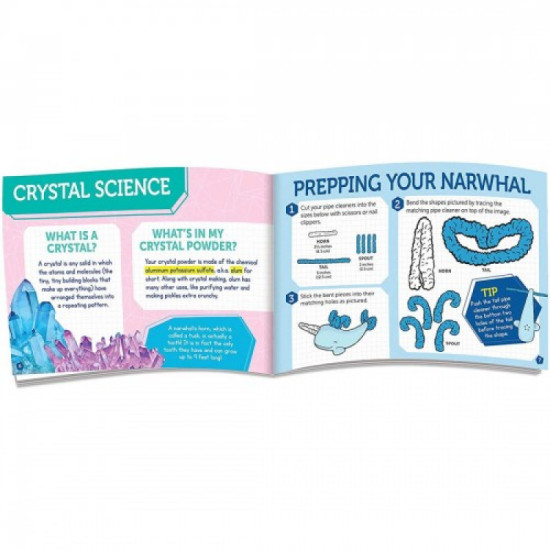 Grow Your Own Crystal Narwhal - Klutz
