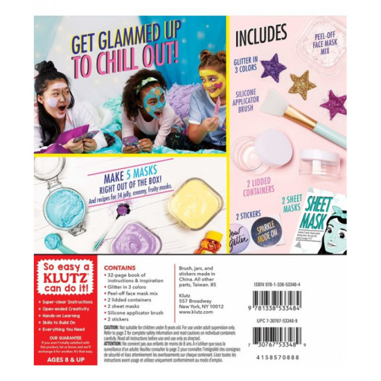 Glitter Face Masks - Klutz