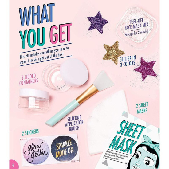 Glitter Face Masks - Klutz