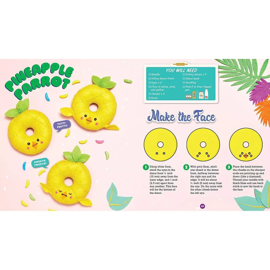 خياطة حيوانات الدونات الخاصة بك