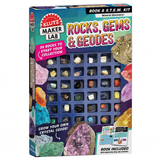 Maker Lab Rocks Gems & Geodes - Klutz