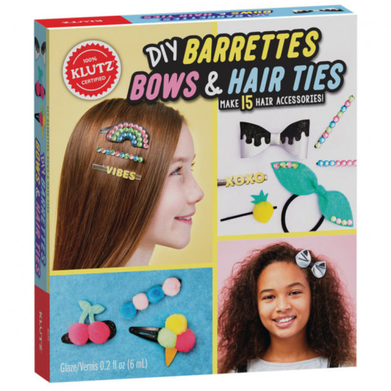 Diy Barrettes ,Bows And Hair Ties - Klutz