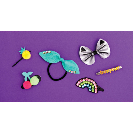 Diy Barrettes ,Bows And Hair Ties - Klutz