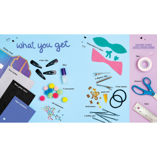 Diy Barrettes ,Bows And Hair Ties - Klutz