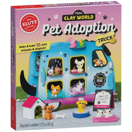 Mini Clay World Pet Adoption Truck - Klutz