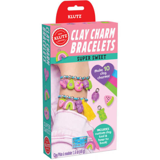 Clay Charm Bracelets Super Sweet - Klutz