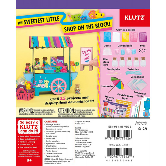 Mini Clay Candy Cart - Klutz
