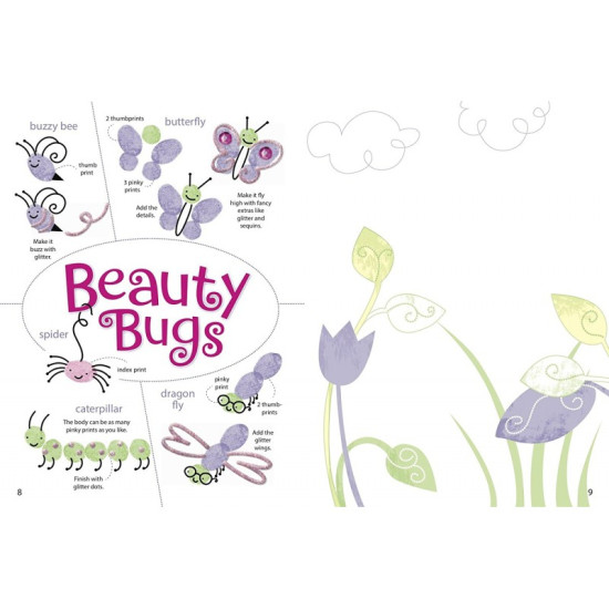 إنشاء فن بصمة إبهام حلو ولامع