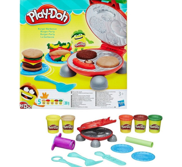 Burger Barbecue Set - Play Doh