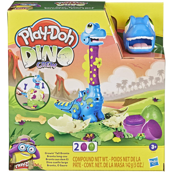 Dino Crew Growin Tall Bronto - Play Doh