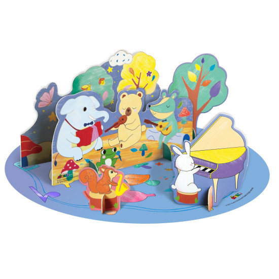 Crayon Activity Kit-Forest Concert - AVENIR