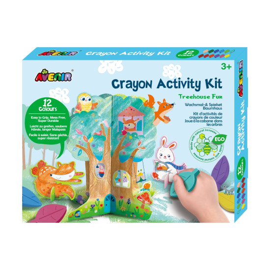Crayon Activity Kit-Treehouse Fun - AVENIR