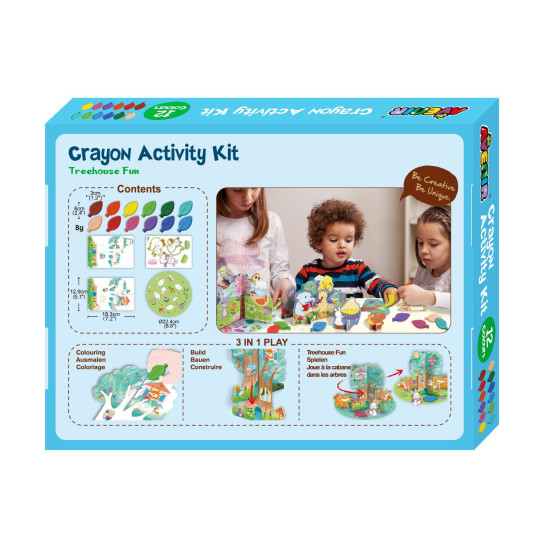 Crayon Activity Kit-Treehouse Fun - AVENIR