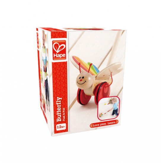 Butterfly Wooden Push & Pull Activity Walking