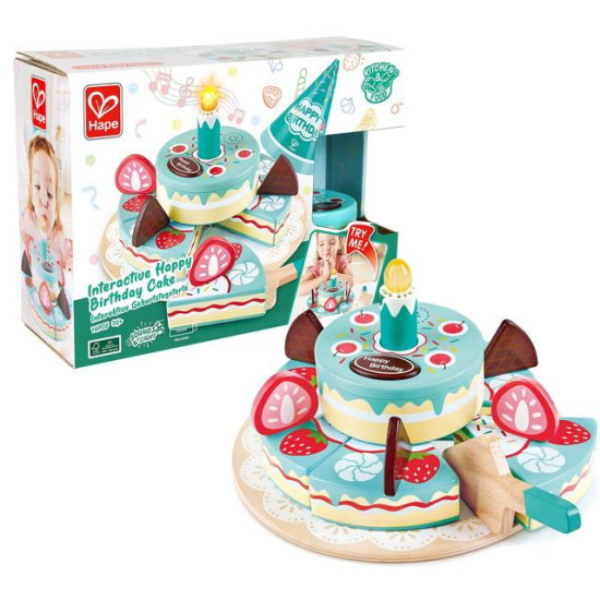 Interactive Happy Birthday Cake - Hape