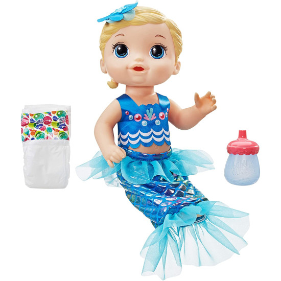 shimmer And Splash Mermaid With Blonde Hair - Baby Alive