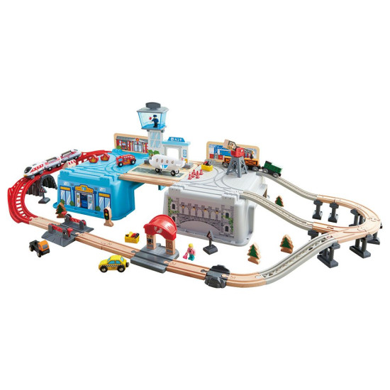 Mega Metropolis Train Bucket Set - Hape