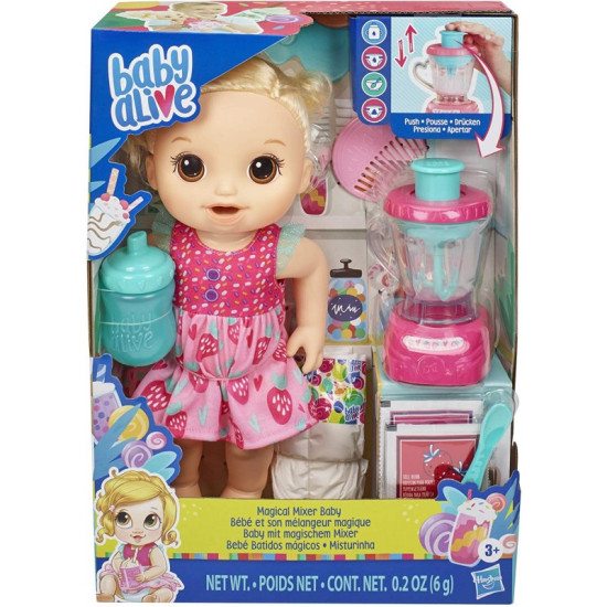 Magical Mixer Baby Doll Strawberry - Baby Alive