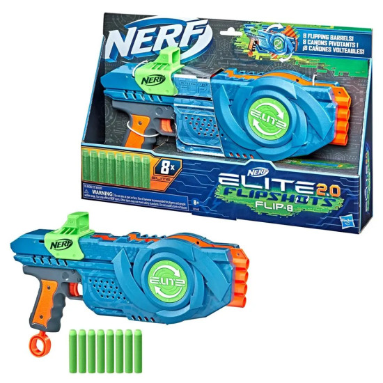 Elite Flipshots Flip Gun - 8 Blaster - Nerf