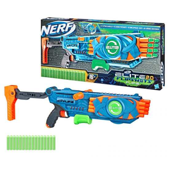 Elite 2.0 Flipshots Flip-16 Blaster Gun - Nerf