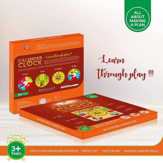 لعبة التقويم على مدار الساعة للأطفال