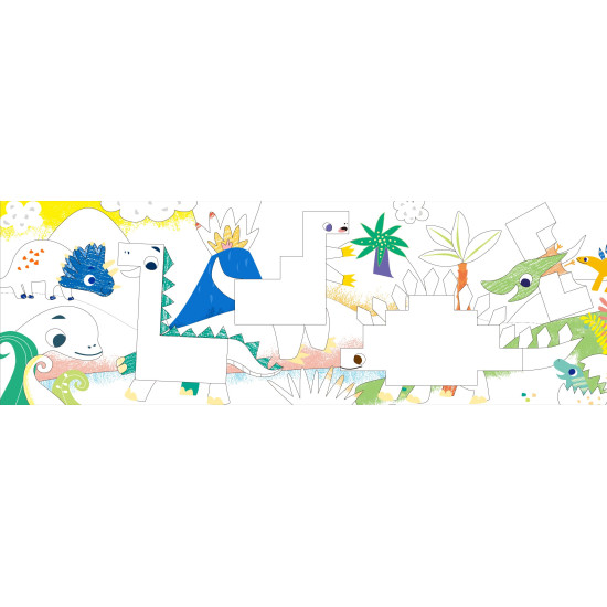 Blocks N Crayons Dinosaur - AVENIR
