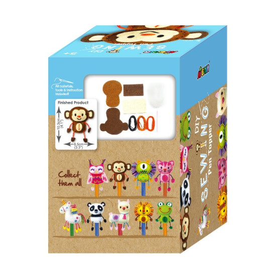 Sewing Pen Topper Monkey - AVENIR