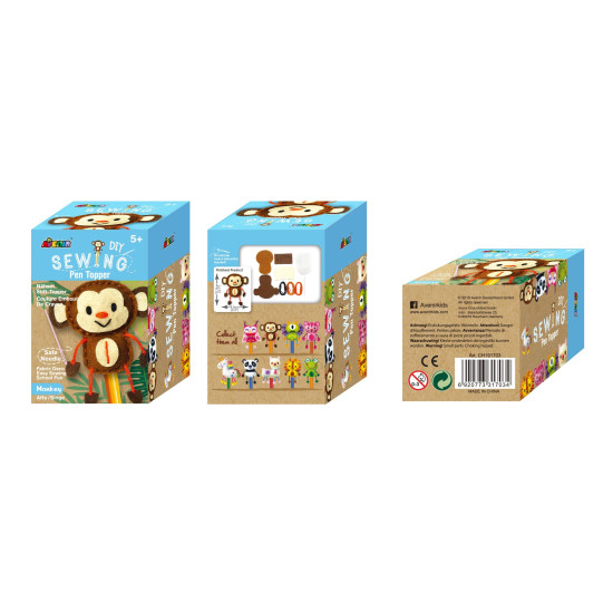 Sewing Pen Topper Monkey - AVENIR