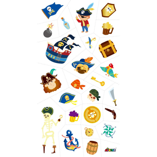 ستيكرات تاتو القرصان - AVENIR