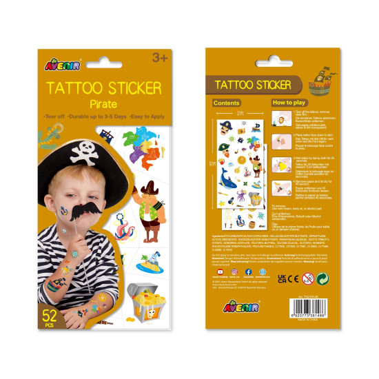 ستيكرات تاتو القرصان - AVENIR