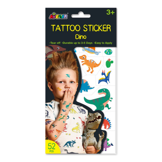 Dino Tattoo Stickers - AVENIR