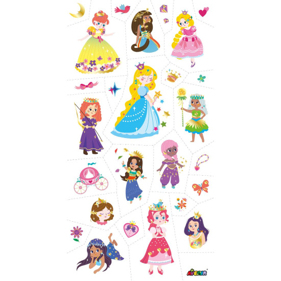 Princess Tattoo Stickers - AVENIR