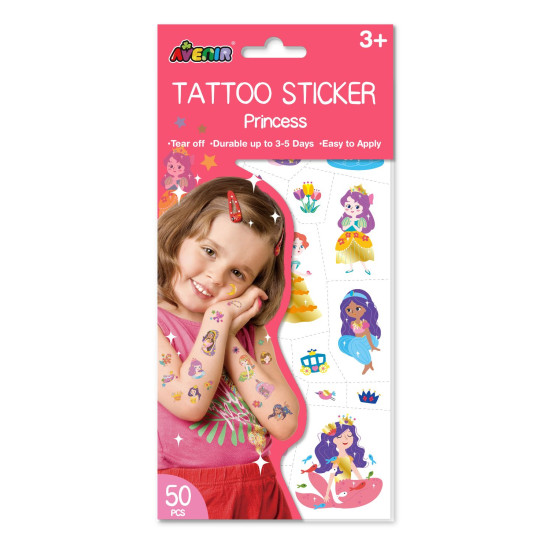 Princess Tattoo Stickers - AVENIR