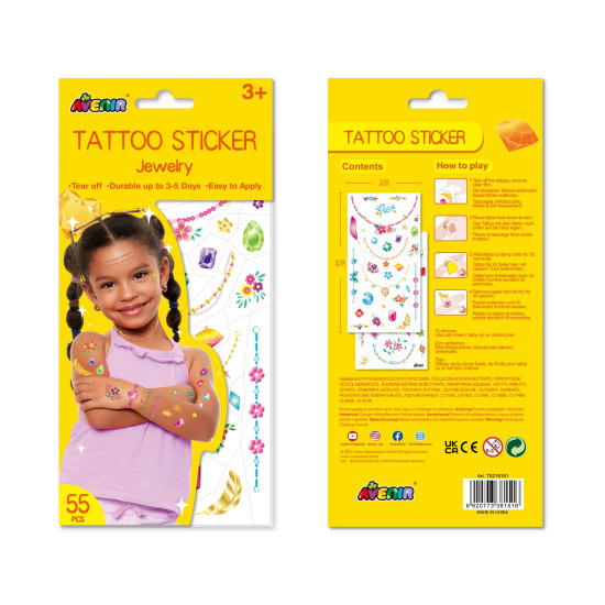 Jewelry Tattoo Stickers - AVENIR