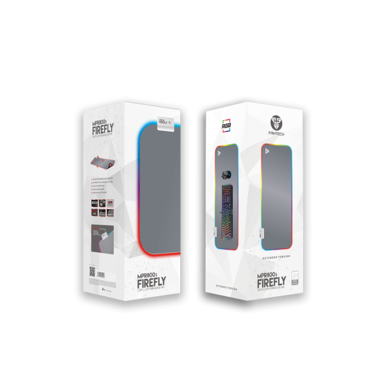 Fantech MPR800 FIREFLY Mouse Pad And Keyboard - Grey