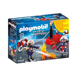 Firefighters With Water Pump 40 Pcs - Playmobil