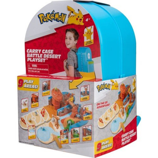 Pokemon Carry Case Battle Desert Playset