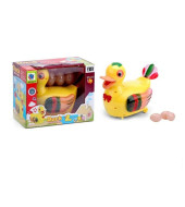 Egg Laying Yellow Duck