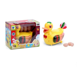 Egg Laying Yellow Duck