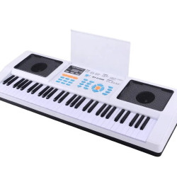 Keyboard Piano Musical 61 Key - White