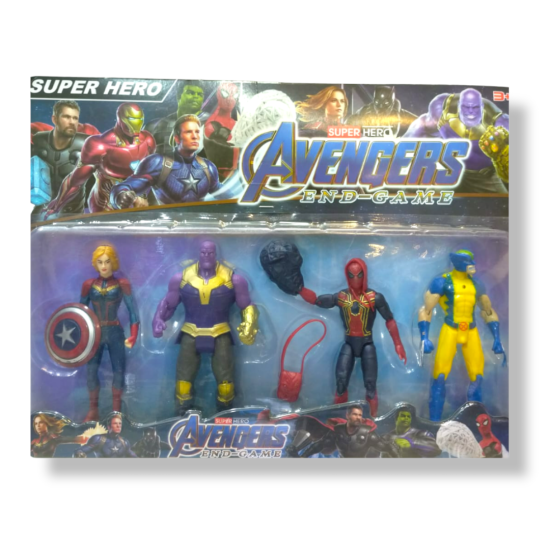 مجسم شخصيات افنجرز - 4 قطع
