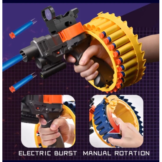 Rotating Wheel Electric Soft Bullet Gun