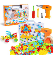 Creative Mosaic Toy Drill Puzzle Set