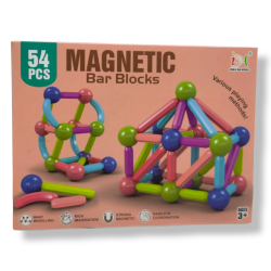 لعبة تركيب مغناطيس 54 قطعة