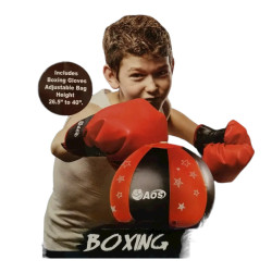 Boxing Punching Bag With Gloves