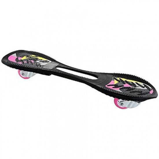 Jd Bug Power Surfer Skateboard - Pink/Yellow