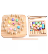 Wooden Memory Chess Game