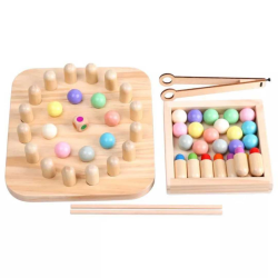 Wooden Memory Chess Game